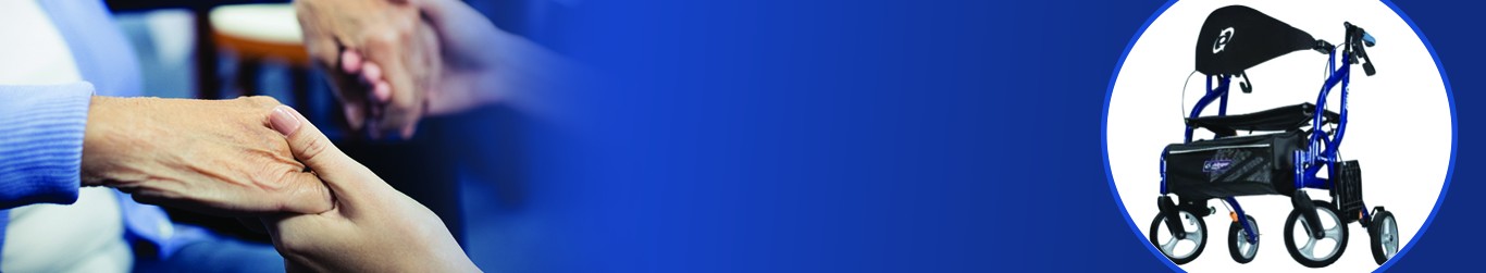 Banner - Holding hands with the elderly