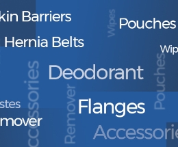 Ostomy Products-Related Word Cloud